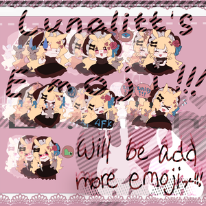 【ルーナリット/lunalitt】颜文字/EMOJI!!!持续更新中！！！！