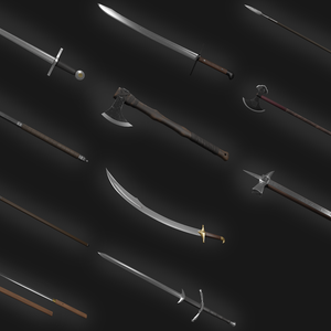 Medieval weapons bundle