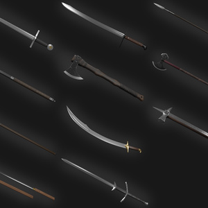 Medieval weapons bundle