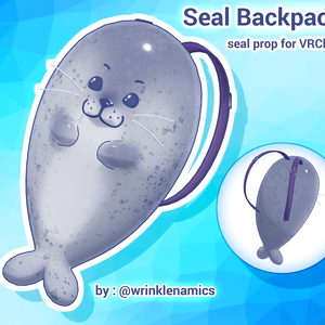 Seal Backpack for VRChat - Free ✩