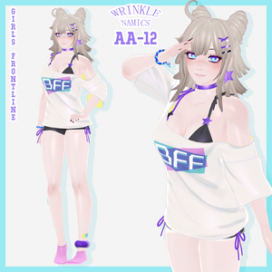 AA-12 Girls Frontline - 3D Avatar for VRChat