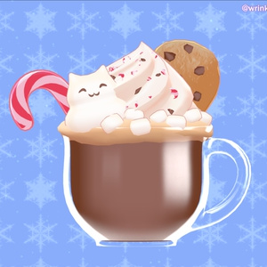 Cozy Marshmallow Hot Cocoa - VRChat Prop - Free ✩