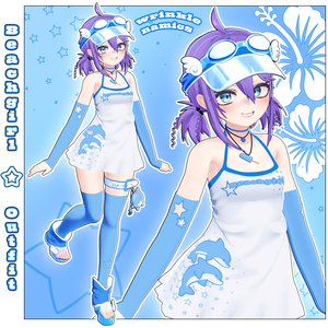 🐬 Beachgirl Outfit + Hairstyle - Manuka base