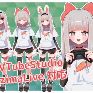 【汎用モデル】カスタマイズもできる！ウサミミの女の子