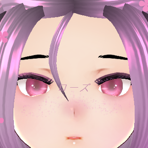 【VRoid】 Shining Eyes (Pink Ver) - ローズ