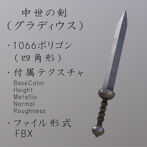中世の剣（グラディウス）
