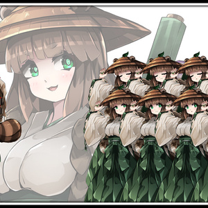 高画質立ち絵素材　異国商人・狸娘　「オタヌキ」