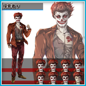 高画質立ち絵素材　「探索者F」アウトロー　差分全13種/レイヤー分けPSD付き【無料版あり】