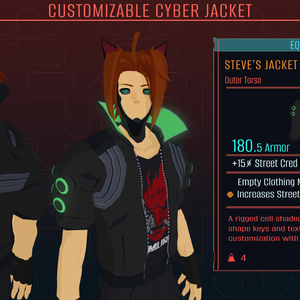 Steve's Customizable Cyber Jacket (Updated 10/11/2022)