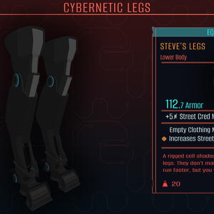 Steve's Cyber Legs