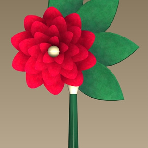 #014花飾り【fbx,obj】
