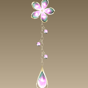 #032-花飾り【fbx,obj】