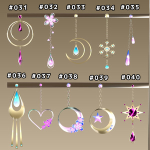 #031～#040飾りシリーズまとめ買い【fbx,obj】20%OFF