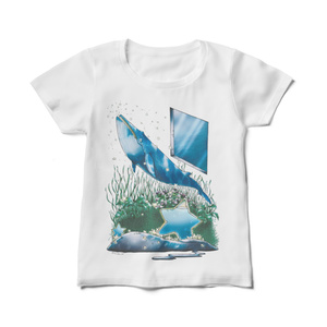 【Tシャツ／レディース】星くじら