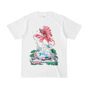 【Tシャツ／白】蓮