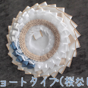 322】衣装風ロゼット/デコケース♡痛ロゼット 形作れ