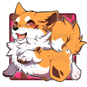 狐犬 新春けもケット３ きつねいぬっ サンプル 水賀つくねのイラスト Pixiv