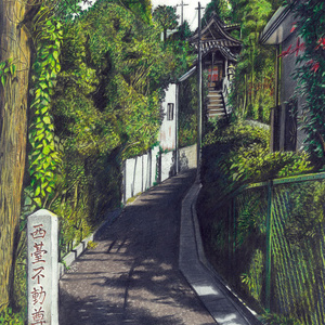 四景」キャンバスアート（F4） - Mocha Booth - BOOTH