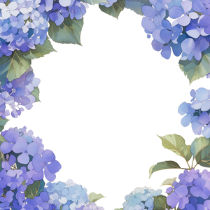 紫陽花 フレーム素材 