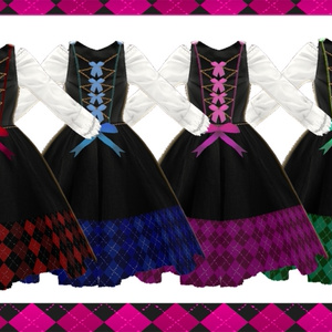 【VRoid】Lolita Vest - 4 Colors