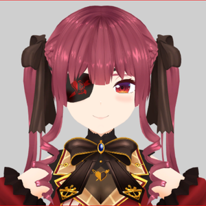 Captain (Gothic Lolita version) 3D Model vrchat  3D Characters 