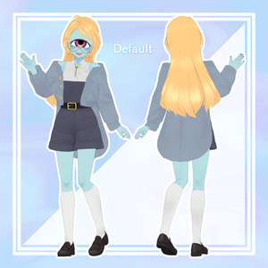霙ちゃん／VRC向けオリジナル3Dモデル　#さびいろ鉄線 缩略图 2