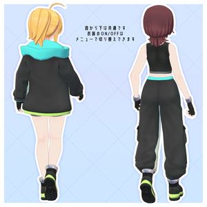 ミツ・いちこ／VRC向けオリジナル3Dモデル　#さびいろ鉄線 #SiroinoSotai 缩略图 10