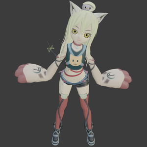 3D character - Cat girl