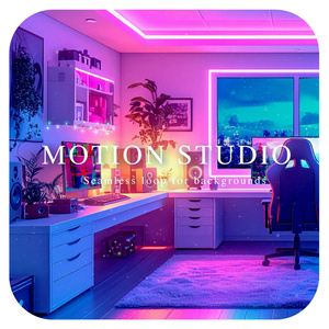 メルヘンポップな部屋の動画素材 - motion-studio - BOOTH