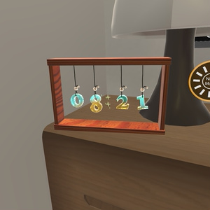 【無料】【VRChat想定】Gem Clock 缩略图 3