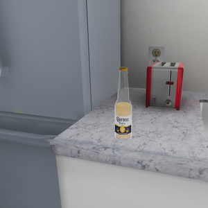 Free Interactable Beer Bottle