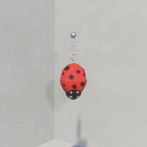 Free Lady Bug Earring Prefab