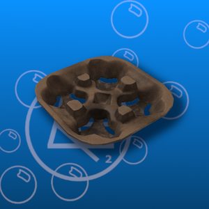 Free Cardboard Cup Holder Prefab