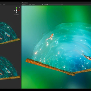 FREE！锦鲤水扇 Koi Water Fan Unity Shader 缩略图 3