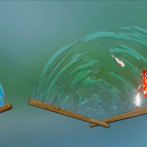 FREE！锦鲤水扇 Koi Water Fan Unity Shader 缩略图 4