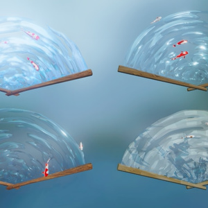 FREE！锦鲤水扇 Koi Water Fan Unity Shader 缩略图 5