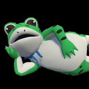 FREE！ 青蛙人偶 / カエルのマスコット / Frog Mascot