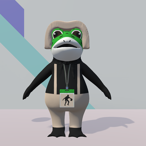 FREE! 鸡你太美蛙 / 小黒子のカエル / iKun Costumed Frog