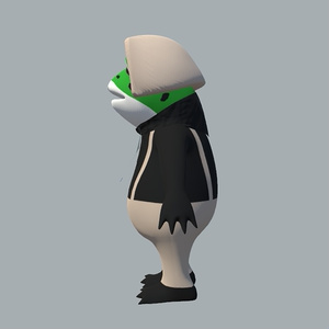 FREE! 鸡你太美蛙 / 小黒子のカエル / iKun Costumed Frog 缩略图 3