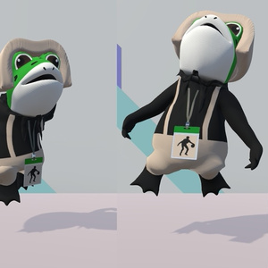 FREE! 鸡你太美蛙 / 小黒子のカエル / iKun Costumed Frog 缩略图 8