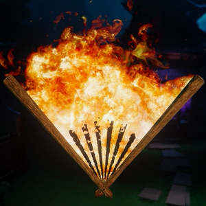 FREE! Fire Fan of Papilio Charontis 彼岸蝶の火扇 Unity Particle Systems 缩略图 7