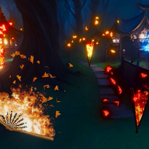 FREE! Fire Fan of Papilio Charontis 彼岸蝶の火扇 Unity Particle Systems 缩略图 6