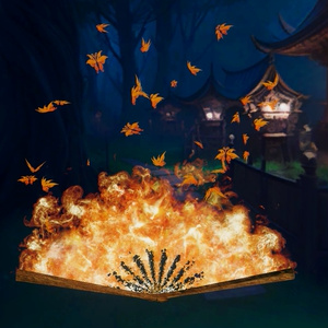 FREE! Fire Fan of Papilio Charontis 彼岸蝶の火扇 Unity Particle Systems 缩略图 2