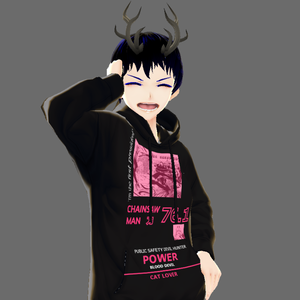 Vroid custom Chain Saw Man Hoodie