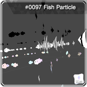 YUYULAB #0097 Particle フリー配布 さかなパーティクル【VRchat想定】