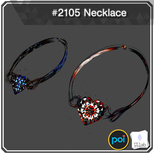 YUYULAB #2105 Accessory necklace [Assumed VRchat].