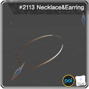 YUYULAB #2113 Accessory ネックレス＆イヤリング【VRchat想定】 缩略图 5