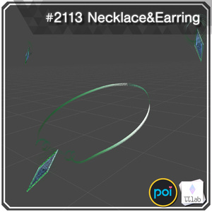 YUYULAB #2113 Accessory ネックレス＆イヤリング【VRchat想定】 缩略图 6