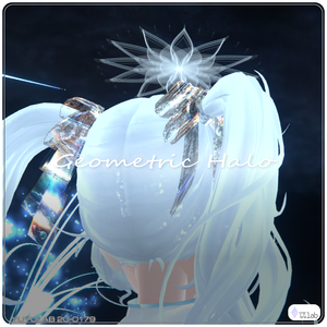 [¥700→¥490] YUYULAB 20-0179 Accessory ジオメトリックヘイロウ 【MA対応・VRChat想定】