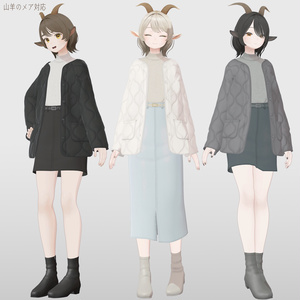 【9アバター対応】キルティングジャケットコーデ 缩略图 18